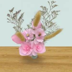 flores amanecer rosa