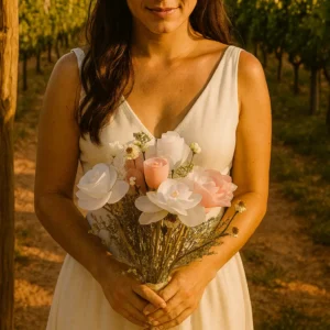 ramo de novia viñedo