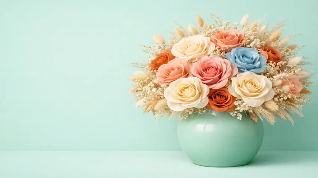Arreglos de flores de organza paso a paso confeccionados para diseño textil premium